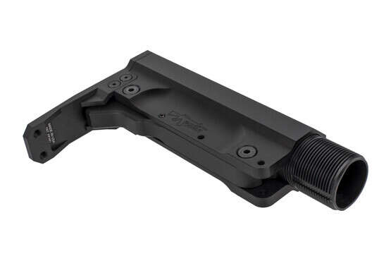 The CMMG RipStock AR-15 buttstock features a quick release button for fast deployment
